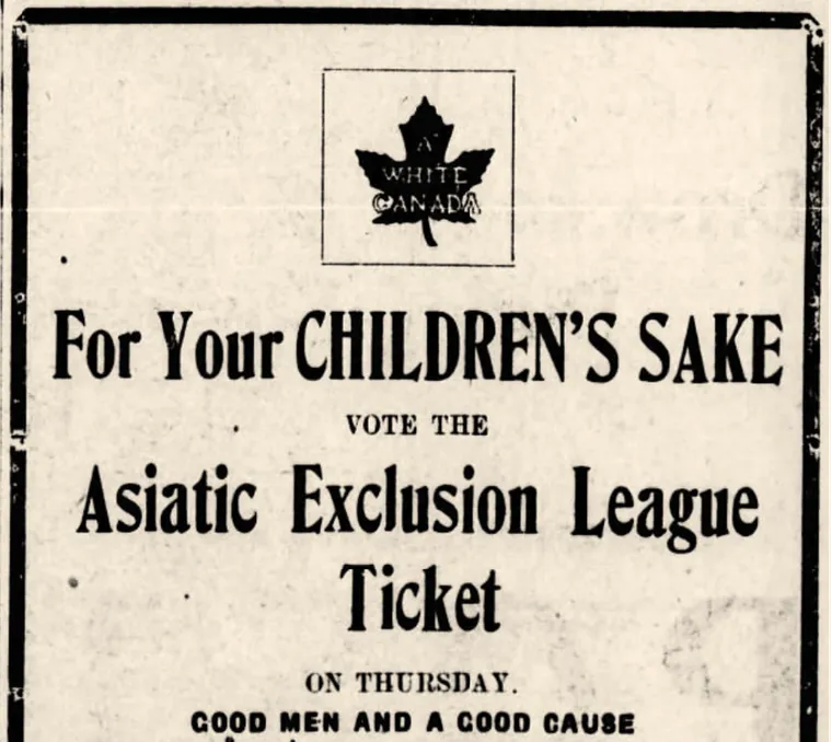 Solidarity is not guaranteed: Racist exclusion in Vancouver labour organizing from 1903 - 1928 through 12 clippings